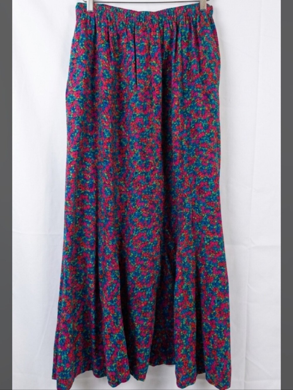 Carole Little Sport Floral Maxi Skirt Size 12 - Picture 5 of 12